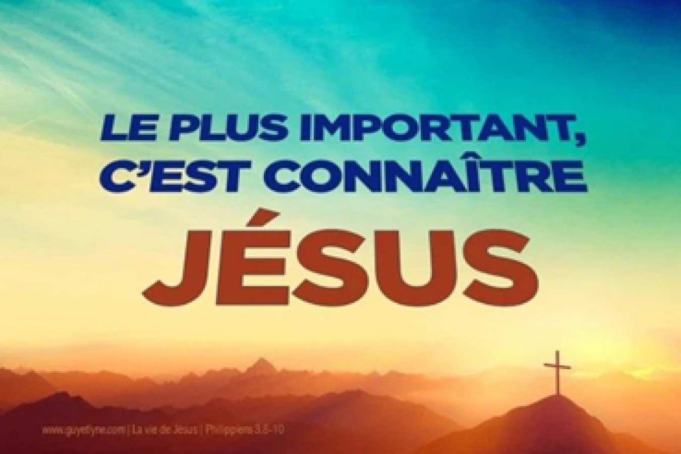 Est-il nécessaire de connaître Jésus aujourd’hui ?