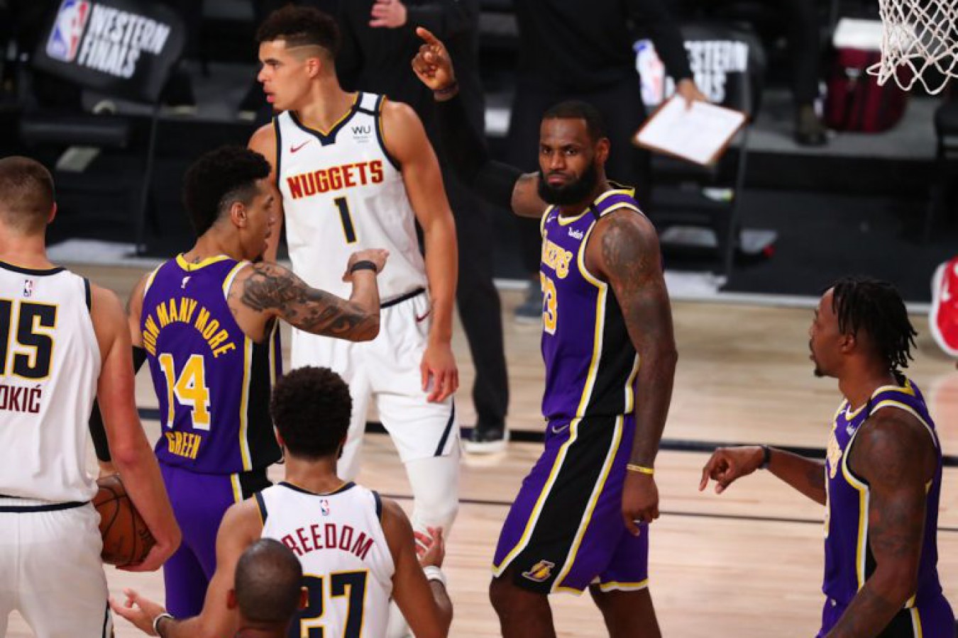 NBA : Les Lakers valident leur billet, 10e finale pour LeBron James