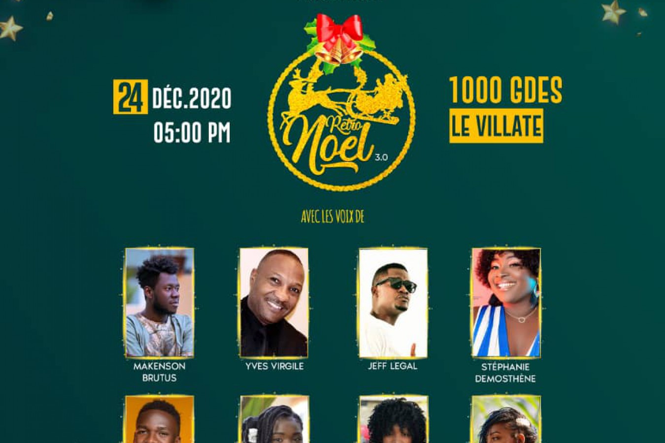 Rétro Noël : Makenson Brutus et son équipe vous attendent